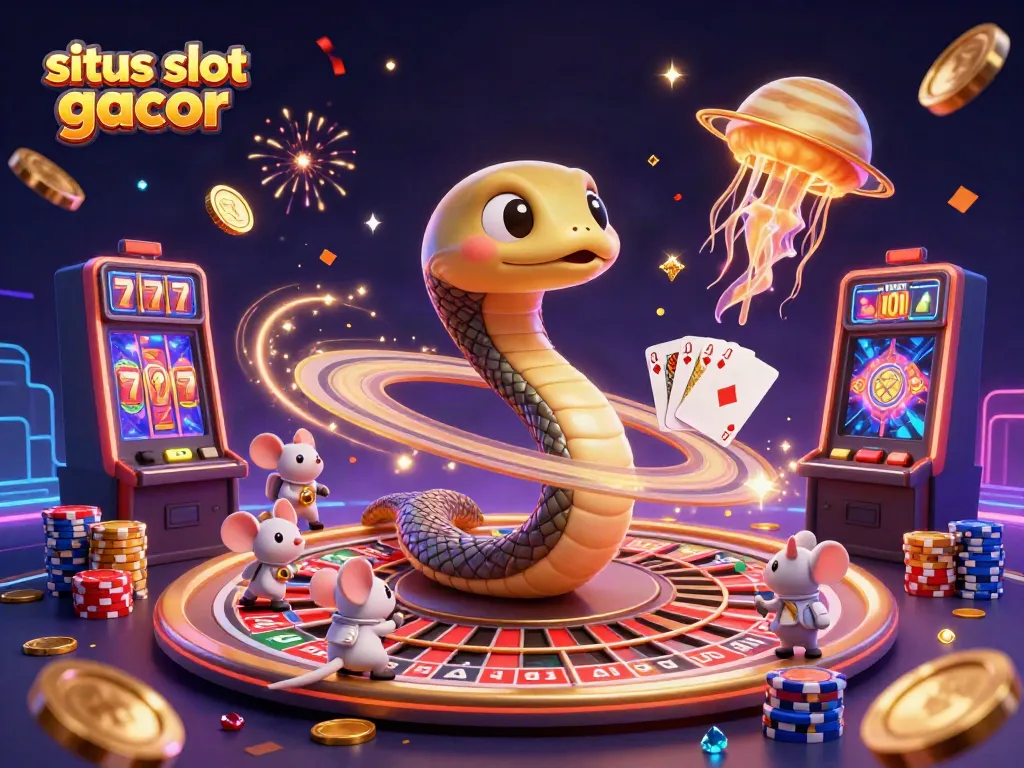 Experience situs slot gacor action with astronauts betting on a cosmic roulette wheel.