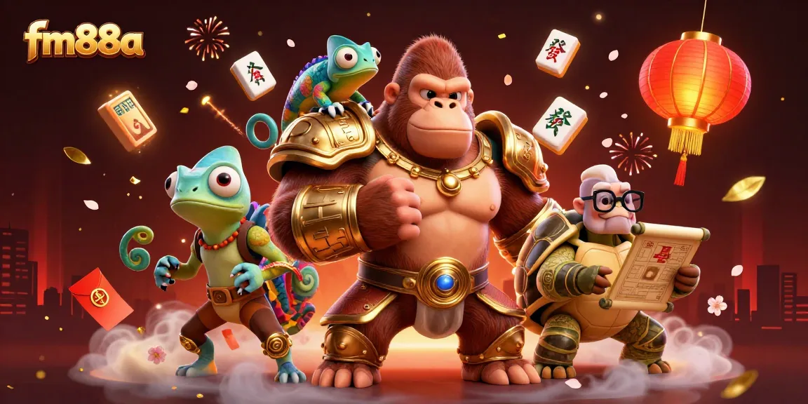 Experience exciting gameplay at fm88a with vibrant characters and dynamic casino elements.