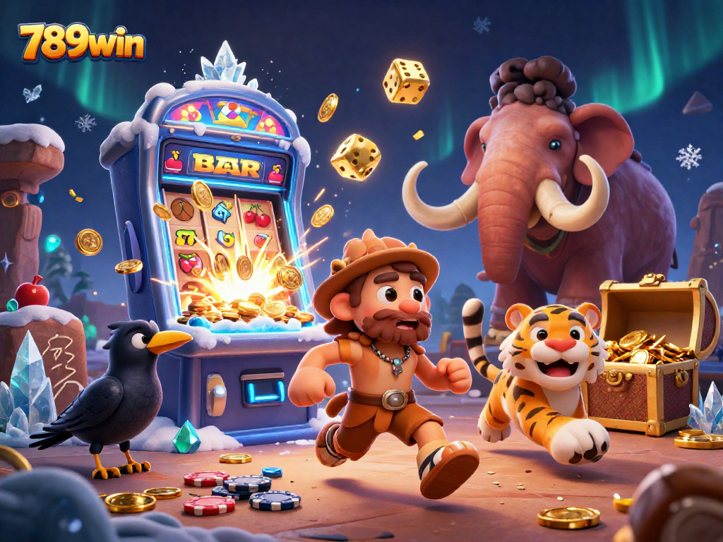 Experience thrilling gaming at 789win with vibrant casino characters and jackpots.