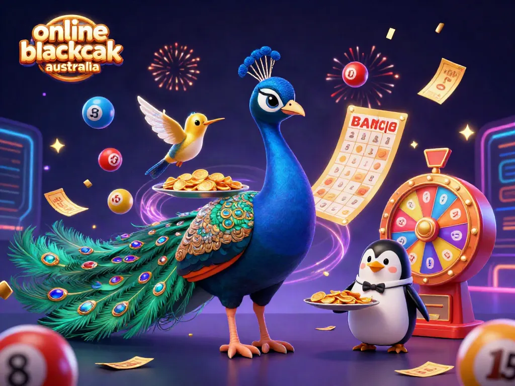 Experience the thrill of online blackjack Australia with vibrant 3D elements bringing gameplay to life.