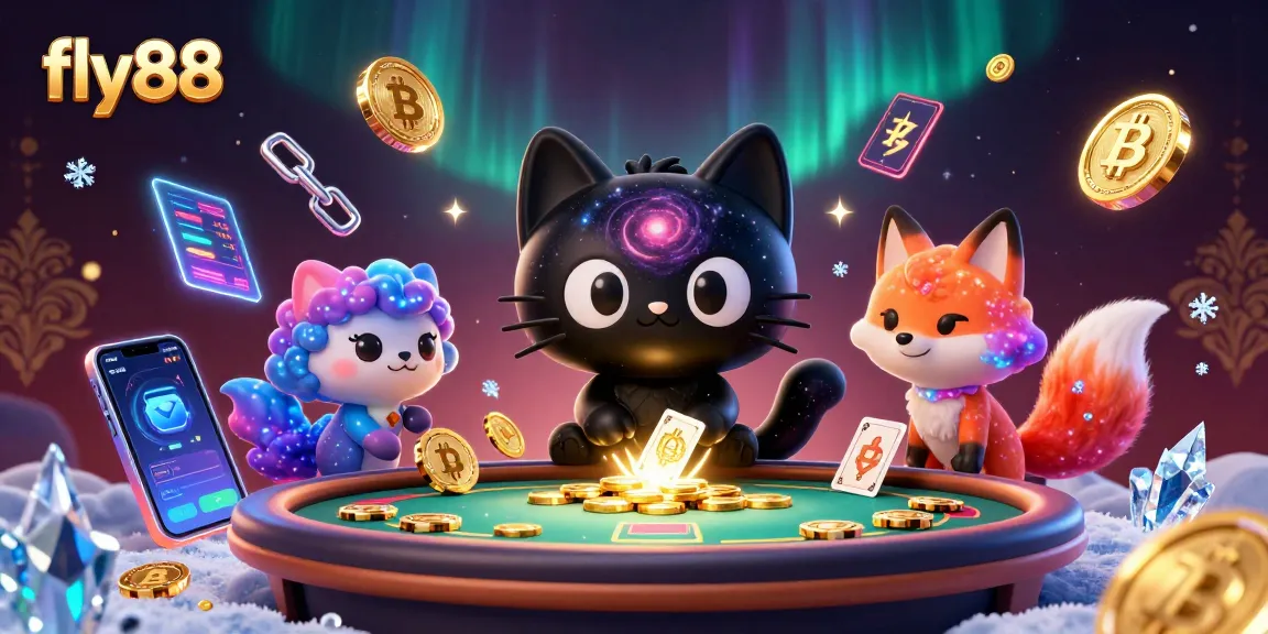 Engage with fly88's cosmic casino experience featuring unique characters and vibrant gaming elements.