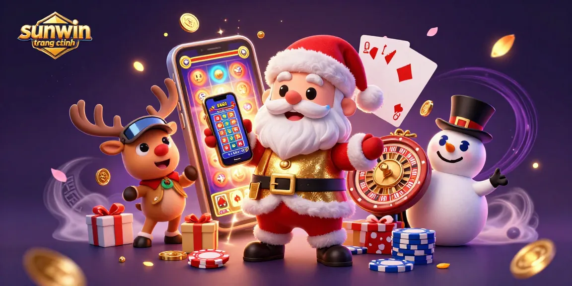 Experience thrilling jackpots at sunwin trang chính with Santa and casino games.