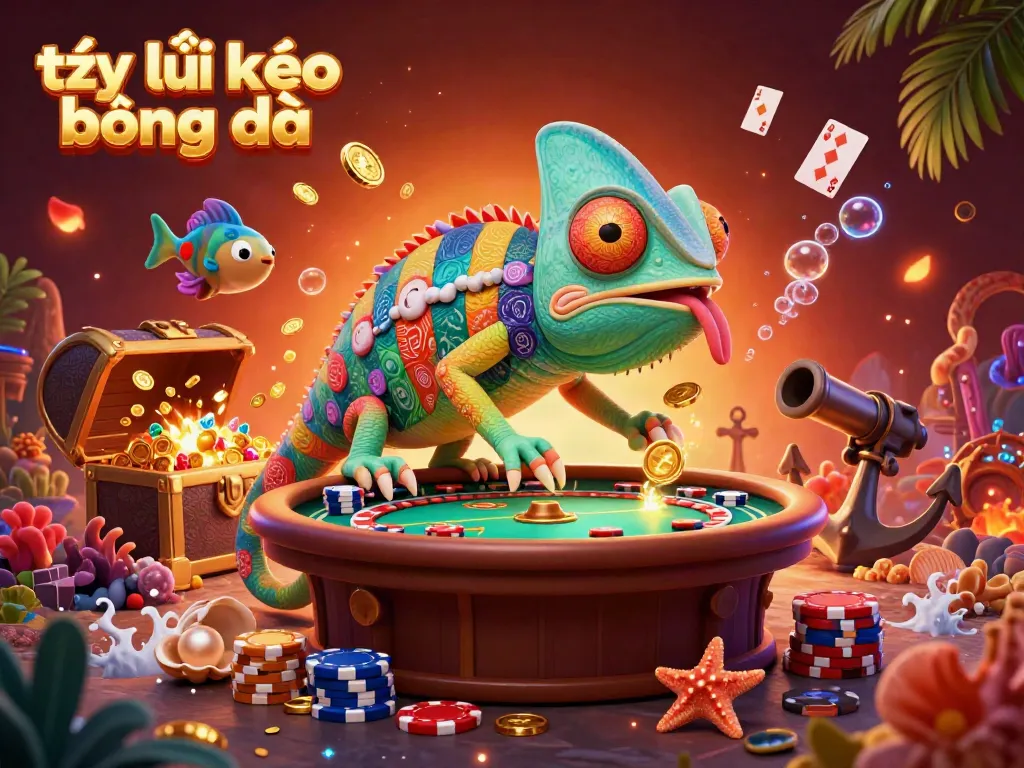 Grab exciting odds with tỷ lệ kèo bóng đá showcased in a vibrant 3D casino scene.