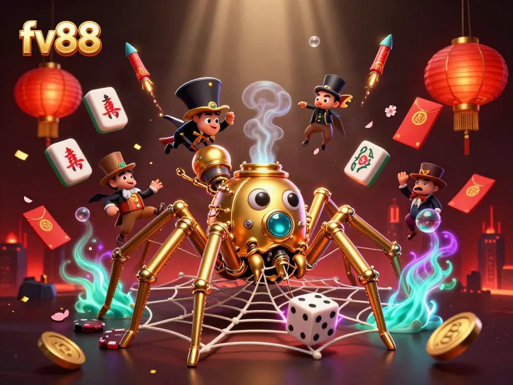 Experience thrilling gaming adventures with FV88's interactive casino world filled with vibrant visuals.