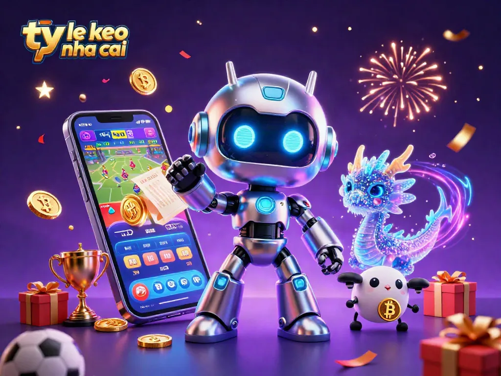 Placing bets with ty le keo nha cai and winning strategies in a colorful, dynamic sports setting.