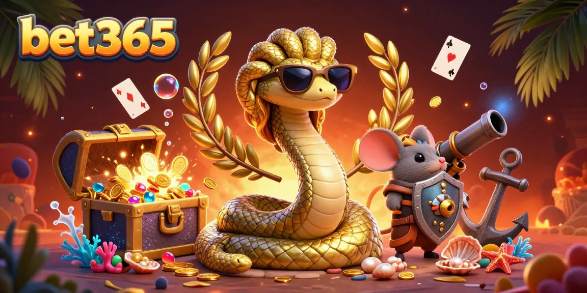 Experience thrilling action with bet365 in this vibrant 3D cartoon casino scene showcasing exciting gaming elements.