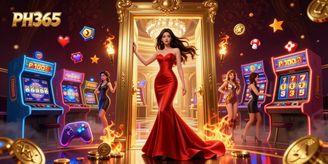 Experience the vibrant gaming atmosphere of PH365 with immersive casino visuals and exciting gaming elements