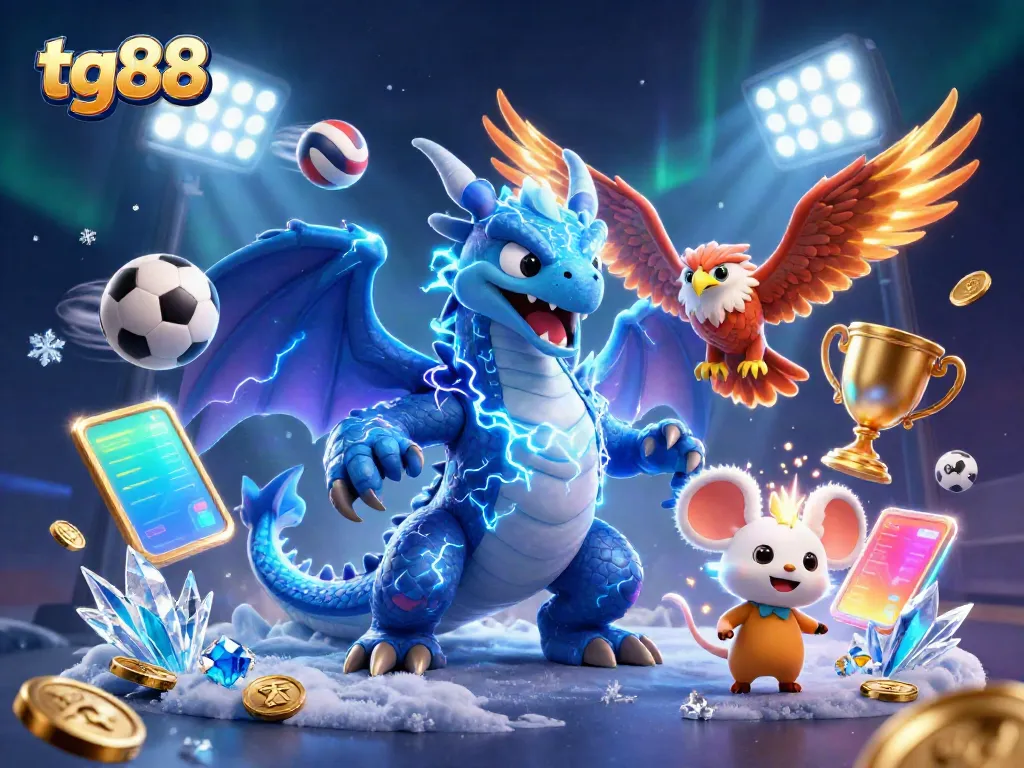 Experience thrilling gameplay with tg88 in a packed casino scene featuring dynamic characters and elements.